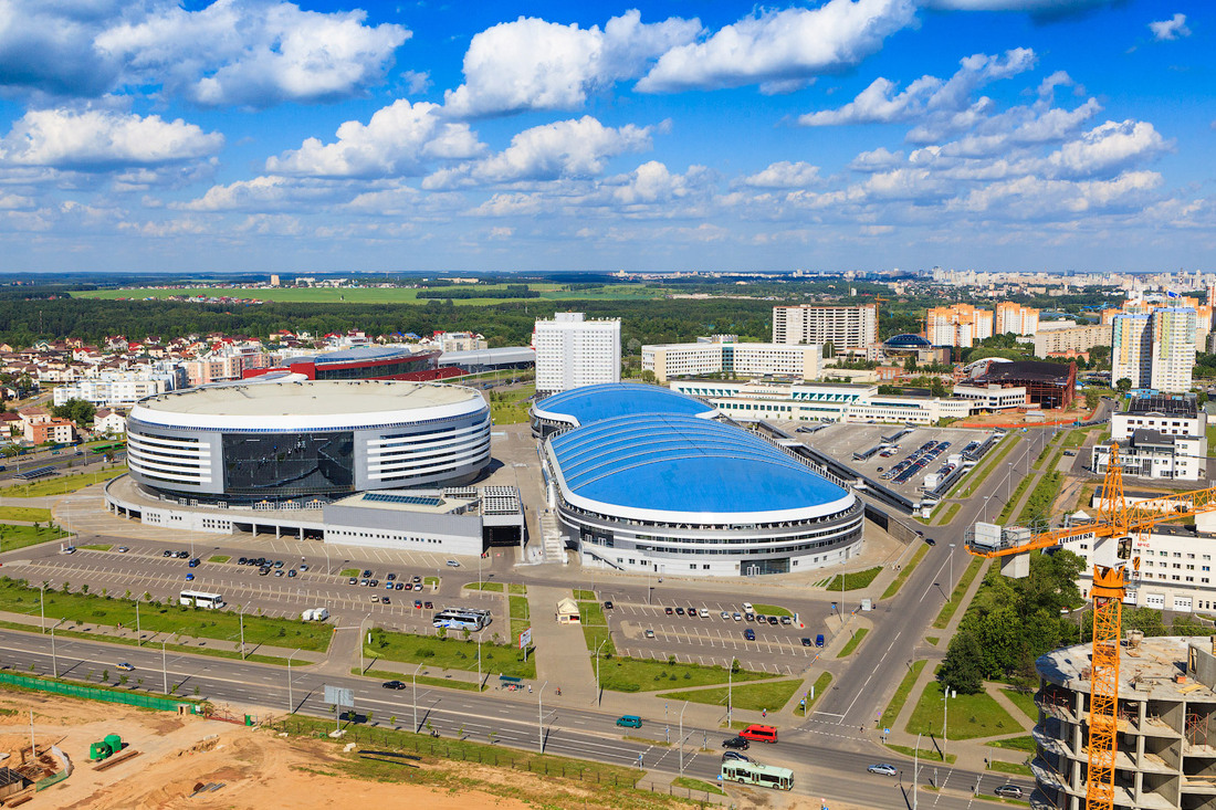«Минск-Арена», проспект Победителей.  фото. Картинка