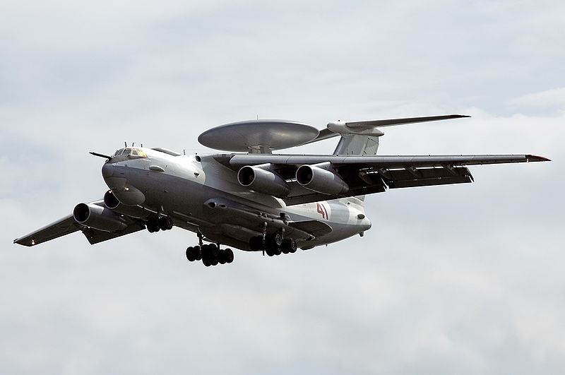 самолёт дальнего радиолокационного обнаружения и управления. A-50 «Шмель»