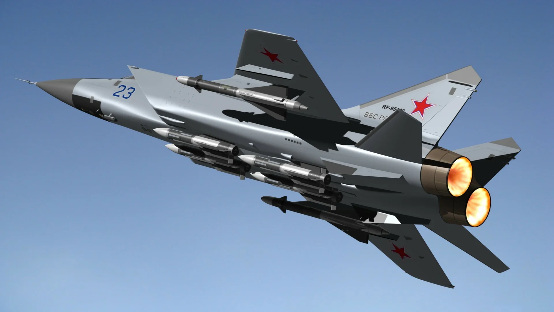 Самолет МИГ-31.  полет в стратосферу. Российский истребитель Миг-31 поднялся с аэродрома Елизово на Камчатке